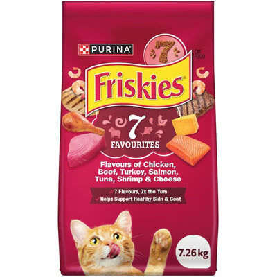 FRISKIES CAT FOOD 7 FLAV 7.26k [7.26 kg]