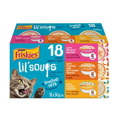 FRISKIES LIL SOUPS GREATEST HITS VARIETY PACK 612g