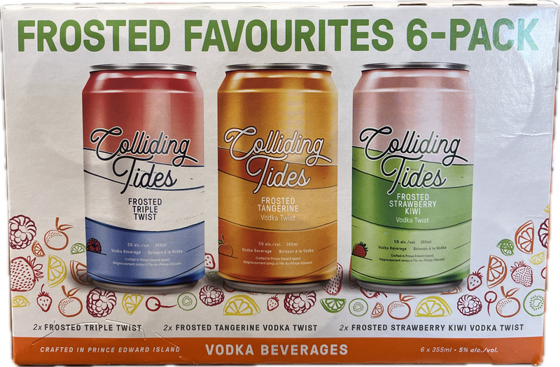 COLLIDING TIDES FROSTED FAVOURITES ALCOHOLIC BEVERAGES 6x355ml