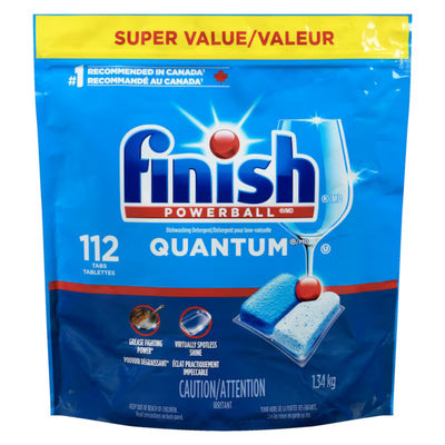 FINISH QUANTUM DISHWASHING DETERGENT SUPER VALUE 112s