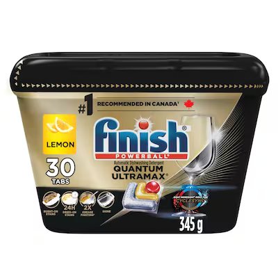 FINISH QUANTUM ULTRAMAX LEMON DISHWASHING DETERGENT TABS 30s