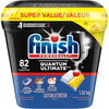 FINISH QUANTUM ULTIMATE LEMON DETERGENT SUPER VALUE 82s