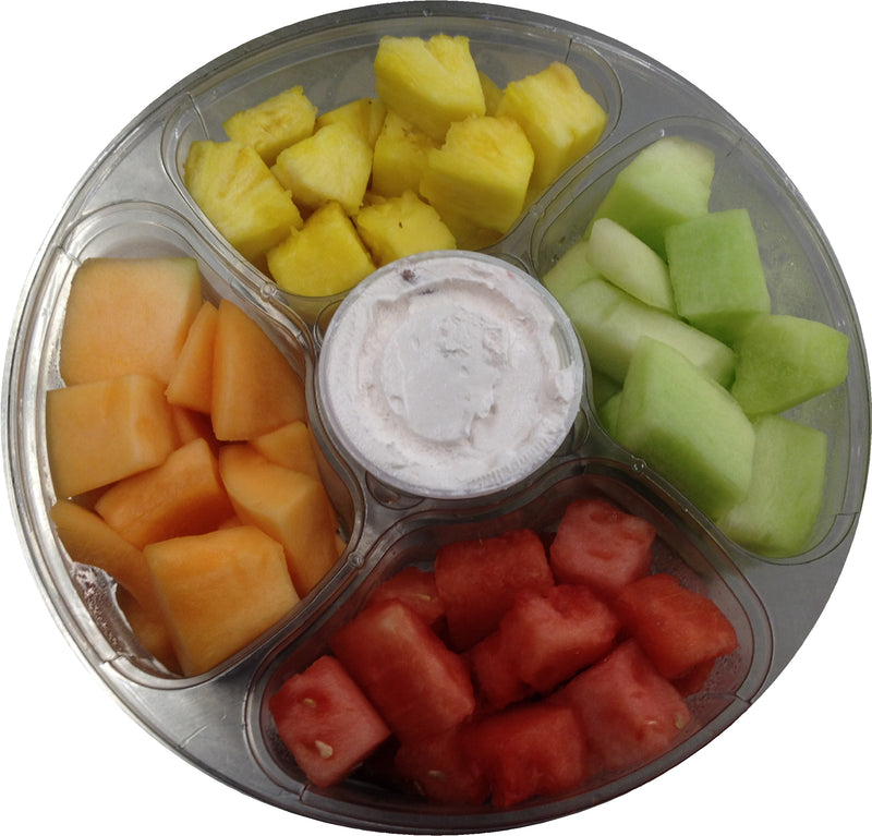 FRUIT TRAY WITH DIP