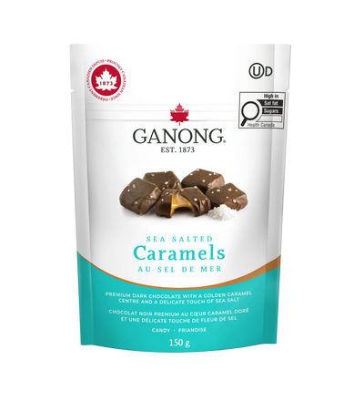 GANONG SEA SALTED CARAMELS [150 g]