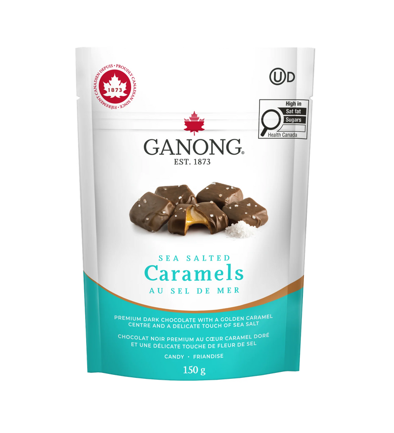 GANONG SEA SALTED CARAMELS [150 g]