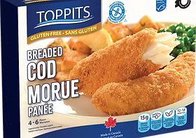 TOPPITS BREADED COD GLUTEN FRE [400 g]