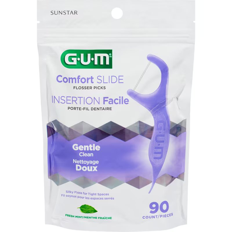 GUM GENTLE CLEAN FLOSSERS [90 ea]