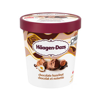 HAAGEN DAZS CHOCOLATE HAZLNUT ICE CREAM 450ml