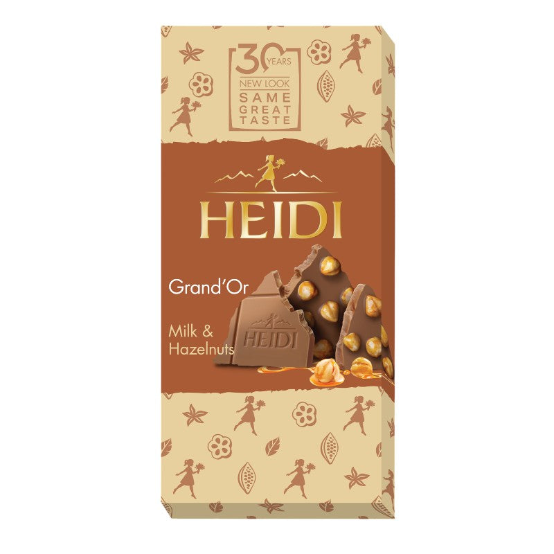 HEIDI GRAND OR MILK & HAZLNUT [80 g]