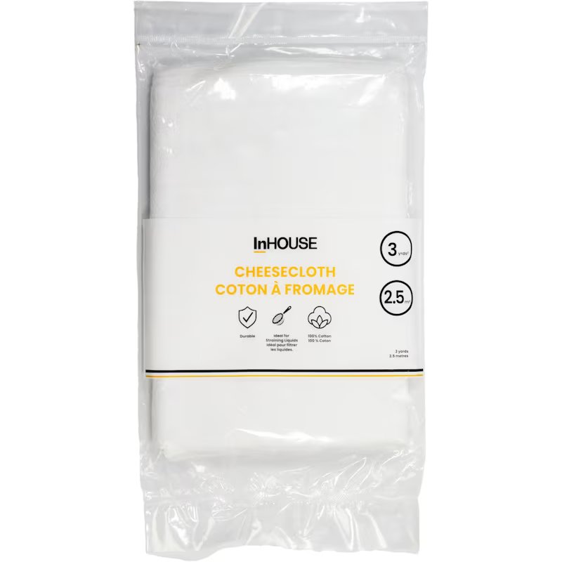IN HOUSE WHITE CHEESECLOTH 3YD [1 ea]