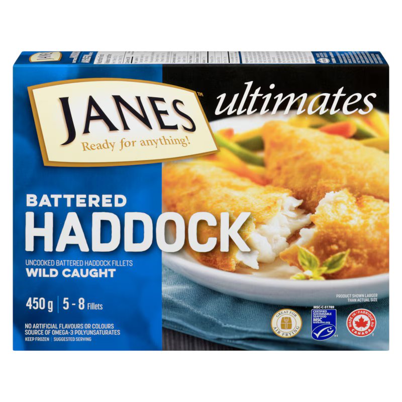 JANES BATTERED HADDOCK [450 g]
