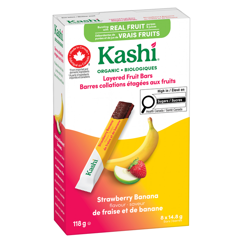 KASHI STRWBRY BANANA LAYR BARS [118 g]