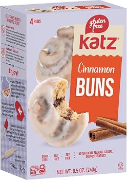 KATZ GLUT FREE CINNAMON BUNS [240 g]