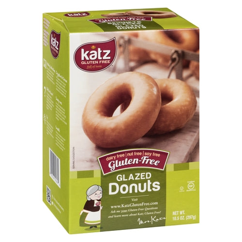 KATZ GLUTEN FREE GLAZED DONUTS 297g