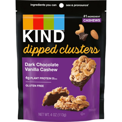 KIND DRK CHOCO VAN CASHW BAR [113 g]