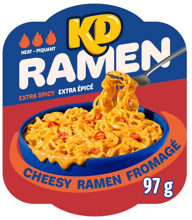 KRAFT DINNER EXTRA SPICY RAMEN BOWL 97g