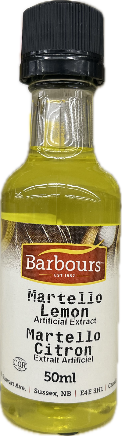 BARBOUR'S MARTELLO LEMON ARTIFICAL EXTRACT 50ml