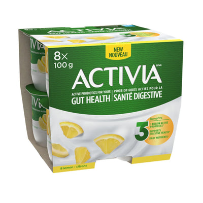 ACTIVIA LEMON YOGURT 8x100g [8 ea]