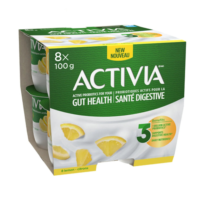 ACTIVIA LEMON YOGURT 8x100g [8 ea]