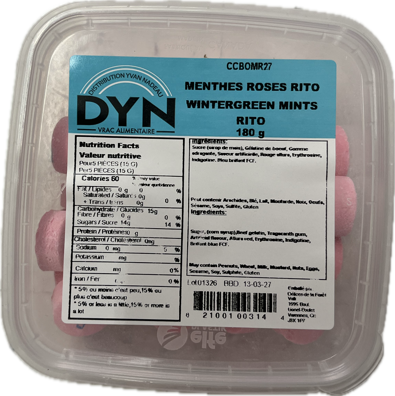 DYN WINTERGREEN MINTS [180 g]