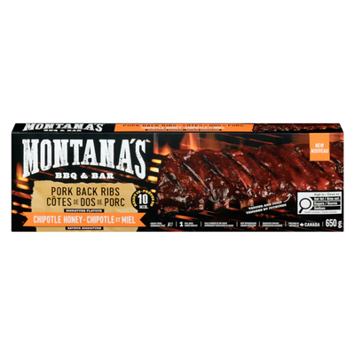 MONTANA CHIPOTLE HNY PORK RIBS [650 g]
