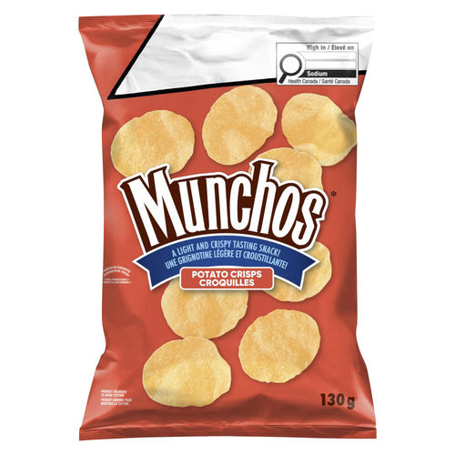 MUNCHOS POTATO CHIPS 130g