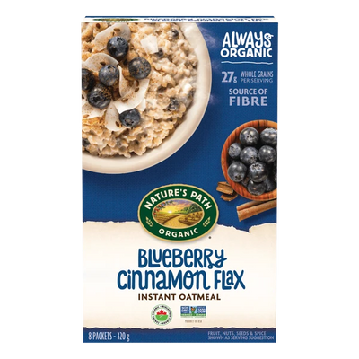 NATURE'S PATH BLUEBERRY CINNAMON FLAX INSTANT OATMEAL 320g