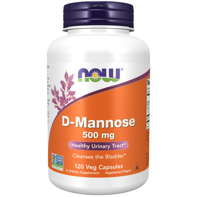 NOW D-MANNOSE 500mg 120 VCAP [120 ea]