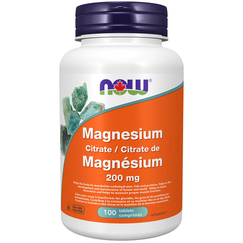 NOW MAGNESIUM CITRATE 200mg [100 ea]