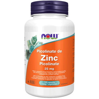 NOW ZINC PICOLINATE 25mg 100s [100 ea]