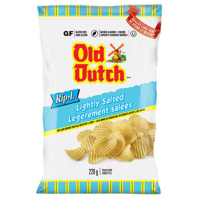 OLD DUTCH RIP-L LIGHTLY SALTED [220 g]