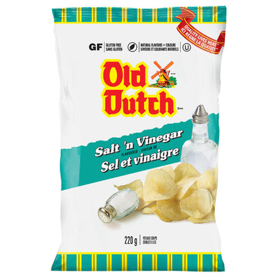 OLD DUTCH SALT VINGAR CHIPS [220 g]