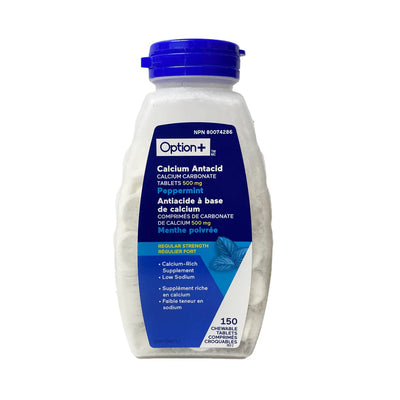 OPTN+ ANTIACID 500mg PEPPMNT [150 ea]