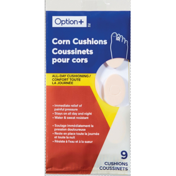 OPTION+ CORN CUSHIONS 9pk [9 ea]
