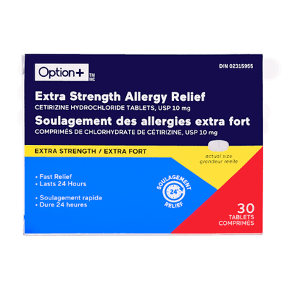 OPTN+ EX ST ALLRGY RELIEF 10mg [30 ea]