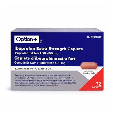 OPTN+ IBUPROFN EX ST 400mg 72s [72 ea]