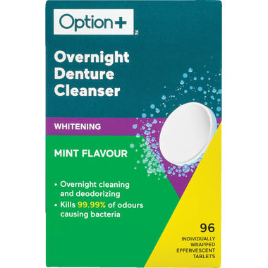 OPTN+ DENTR CLNSR OVRNGHT 96s