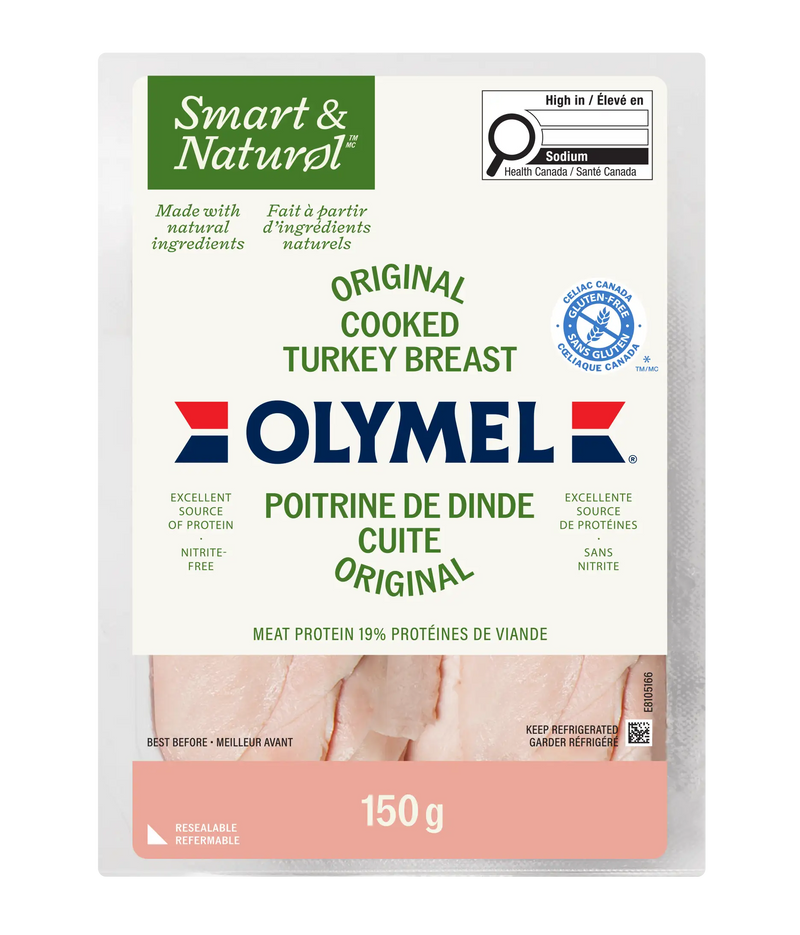 OLYMEL SMART & NATURAL SHAVED TURKEY BREAST 150g