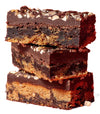 PEANUT BUTTER BROWNIE SQUARES