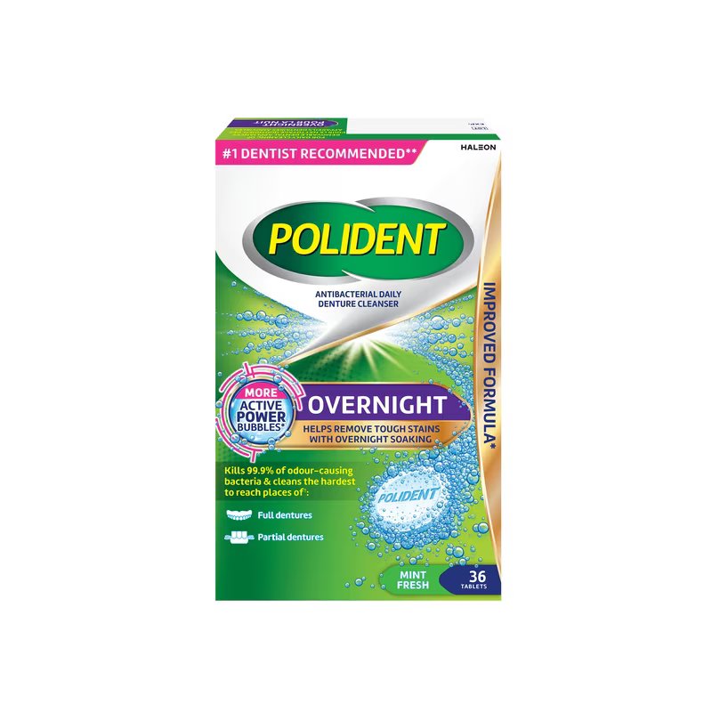 POLIDENT OVERNIGHT TAB 36s [36 ea]