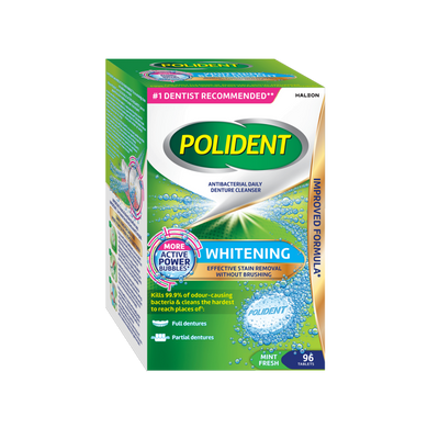 POLIDENT WHITENING MINT TAB 96 [96 ea]