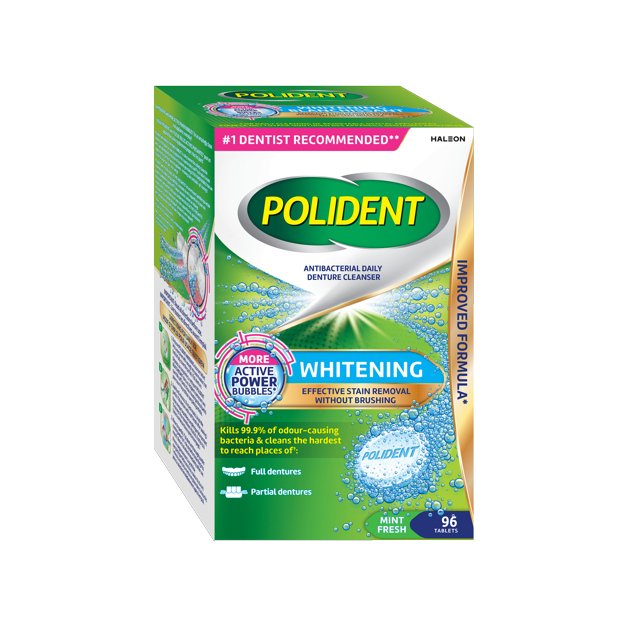 POLIDENT WHITENING MINT TAB 96 [96 ea]