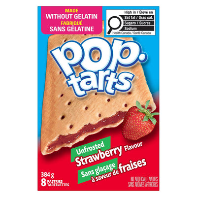POP-TARTS UNFROSTED STRAWBRRY [384 GM]