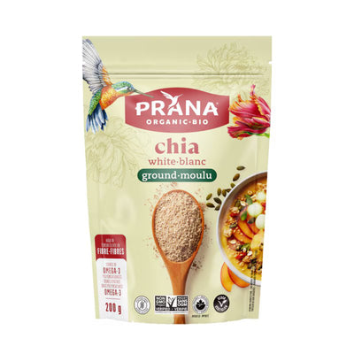 PRANA ORGANIC GROUND WHITE CHAI SEEDS 200g