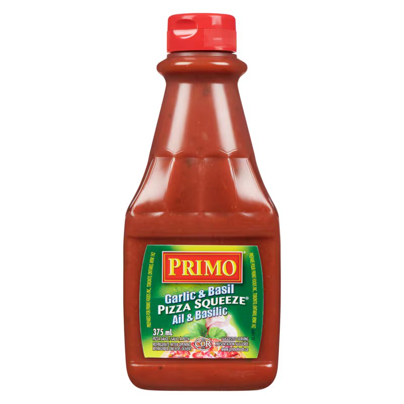 PRIMO GARLC BASIL PIZZA SAUCE [375 ml]