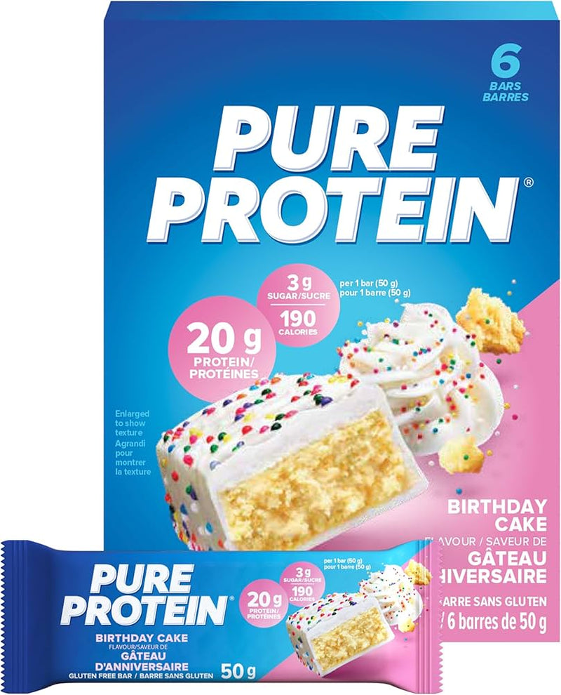 PURE PROTEIN BIRTHDAY CAKE BAR 6pk