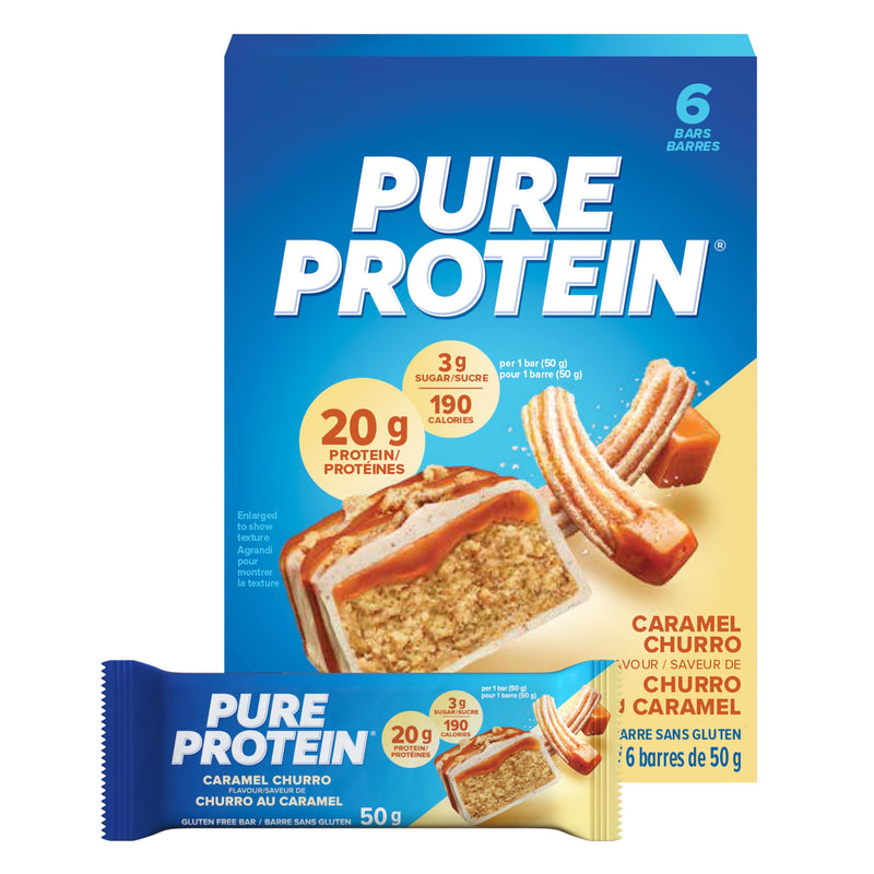 PURE PROTEIN CARAMEL CHURRO BAR 6pk