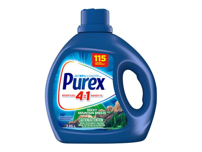 PUREX ROCKY MOUNTAIN BREEZE LIQUID LAUNDRY DETERGENT 3.85L