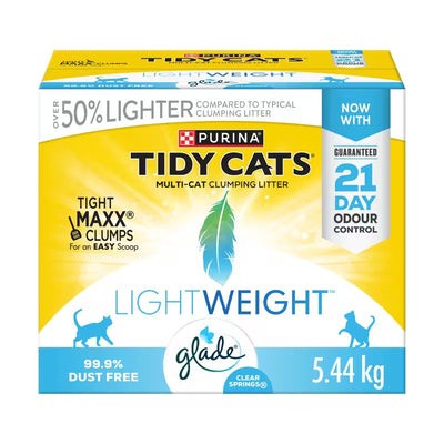 PURINA TIDY CATS LIGHTWEIGHT GLADE CLEAR SPRNGS CAT LITTER 5.44kg
