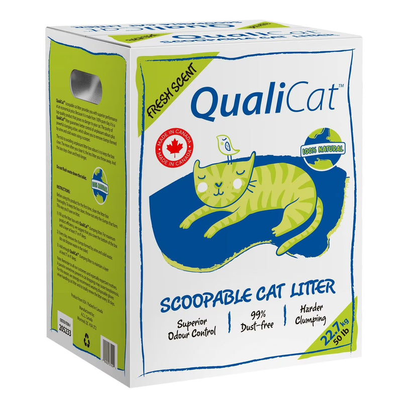 QUALI SCOOPABLE CAT LITTER [50 lb]